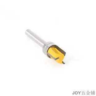 6柄 6mm木工修邊刀 修邊機刀頭銑刀 帶軸承直刀仿型修邊刀 木工銑刀鑼機開槽銑刀 修邊刀 JOY五金鋪