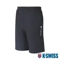 在飛比找momo購物網優惠-【K-SWISS】棉質短褲 Sweat Shorts-男-黑