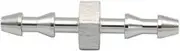 Aeroflow 3mm Push Lock Barb Joiner Silver 1/8" Male to Male Barb - AF410-01S