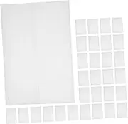 FELTECHELECTR Invitation Paper Envelopes 50pcs Pre-folded Card Sleeves Adhesive Wedding Invitation Wraps Stakes