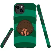 For iPhone 14 Plus Case Tough Protective Cover, Echidna Portrait