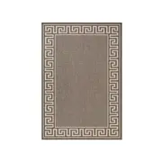 Chino Taupe Linen Rug 67X120