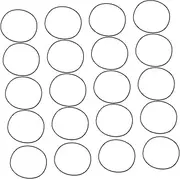 SECFOU 20pcs Cassette Drive Belts for Tape Recorder Maintenance Rubber Cassette Player Belts 2mm Square