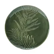 Mikasa Jardin Stoneware Everyday Dining Round Serving Platter, 35.5cm - Green