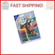 Royal & Langnickel Mini Colour Pencil By Number Kit: 5x7 Horse