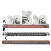 Modern Plaid – Photo & Cardholder Shelf sitters