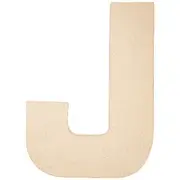 Craftsmart Paper Mache Letter J