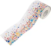 DINHEAROM 1Roll Borders Stickers for Bulletin Board Colored Board Trim Easy to Use Border Decor for Classrooms Playrooms and Parties Strong Adhesion Needed