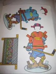 Vintage 1981 Disney Sport Goofy Paper Doll Cut Out Book Whitman NEW