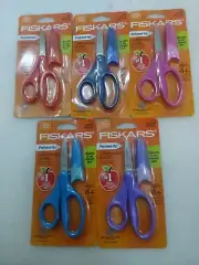 Fiskars 5" Kids Scissors with Safety Edge Blade Eraser Sheath - 5 to choose from