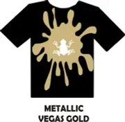 Metallic Vegas Gold 12 x 15 Heat Transfer Vinyl 4 Shirts - HTV Iron On Layerable