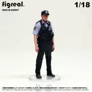 HS018-00007 figreal 1/18 Police Officer Japan painted figure Diorama police car
