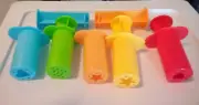 5-Pack Durable Plastic Extruder Clay/Fondant Press Tool Set