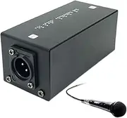 Gupcaqosjw Mic Preamp for Vocal - Dynamic 28dB Gain Microphone Preamp Lossless Mic Booster,Low Noise Inline Mic Preamp Active Microphone Preamplifier for Podcast