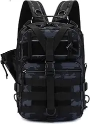BANDKIT Fishing Backpack Camping Bag Outdoor Travel Bags For Men Tactical Molle Hiking Trekking Fishing Lure Boxes Storage Sports Bag