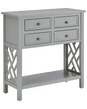 Alaterre Coventry 32Inw Wood Entryway/Console/Sofa Table With 4-Drawers