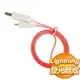 Lightning to USB 1m LED發光 傳輸充電線《紅光》