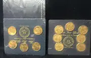 1997 A Coin History Of The U.S. Presidents 12 Brass Coins/Folder Reader's Digest