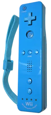 Genuine Nintendo Motionplus Wii Blue Controller Remote Wand RVL-003 Wii Motes (Preowned)