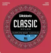 D'Addario EJ27H Student Nylon Classical Guitar Strings, Hard Tension