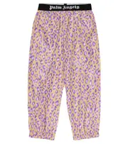 [Palm Angels Kids] Palm Angels Kids Leopard-print track pants Y 6 multicoloured