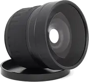 0.21x-0.22x High Grade Fish-Eye Lens (Includes Lens Adapter) + Nw Direct Micro Fiber Cleaning Cloth for Pentax MX-1