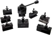 8Pcs Generic Wedge Type Quick Change Tool Post Set Plus 2 extra Holders