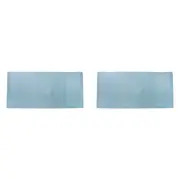 2x Annabel Trends Home/Office Desk Leather Mat Mousepad 80x40cm Rect Sea Mist