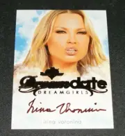 2017 Benchwarmer IRINA VORONINA Dreamgirls DREAMDATE Gold Foil Auto PLAYBOY Sexy