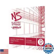 D'Addario NS Electric Violin Single D String, 4/4 Scale, Medium Tension