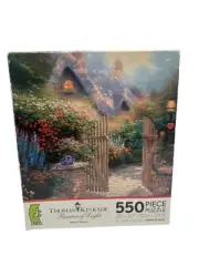 Thomas Kinkade Hidden Cottage II Puzzle 550 Pieces Painter Of Light NEW