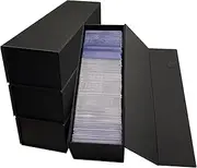 Trading Card Storage Box, Top loaders Storage Box, Trading Card Holder Top loader Hobby Box for 800 Count Cards - 4 PACKS