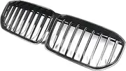 Dry Carbon Fiber Grill Front Bumper Double Slat Kidney M Style Grille Compatible For BMW 7 Series G11 G12 Lci 730i 740i 750i M760Li 20-22
