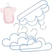 5pcs Cloud Shape Clothes Hangers Decorative Non Slip Hangers for Clothing for Wardrobe Organization and Stylish Design