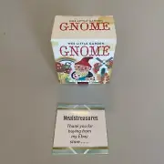 Wee Little Garden Gnome & Book Running Press 2005 Mini Gnome Red Hat