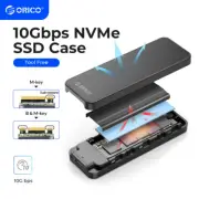 ORICO M2 NVMe SATA SSD Enclosure USB3.2 Gen2 Type C 10Gbps PCIe SSD Enclosure