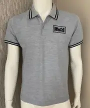 McQ ALEXANDER McQUEEN GREY POLO SHIRT SIZE S-M BNWT