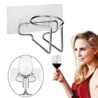 Bath & Shower Cup Holder Caddy Wine Cup Holder Beverage Rack Cans Shelf IA