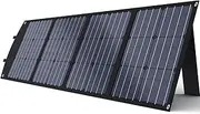 BALDR 120W Portable Solar Panel for Jackery/ECOFLOW/Flashfish/ROCKPALS Power Station Generator, Foldable Solar Cell Charger with 2 USB Ports & 18V DC Output for RV Boat Car