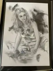 Roller Girl Original Art 16.5”x12.75” Tula Lotay