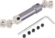 Suesacy Metal Rear Drive Shaft Cvd for 12428 12423 1/12 Rc Car Crawler Short Course Truck Upgrade Hop-,Grey