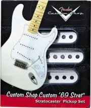Fender Custom 69 Stratocaster Pickup Set - White, New!