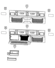 Genuine Mopar Access Panel 6LJ62TX7AA