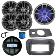 Infinity Radio, Adapter, Spa Bezel, ANT, LED Sub, 4x 6.5" 225W Chrome Speakers