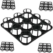 ifundom 5Pcs Nursery Tray Round Plant Germination Racks for Seedlings Durable Pots with Lightweight and Sturdy Design for Easy Plant Growing and Sowing