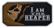 I Am The Reaper Patch [PVC Rubber -Hook Fastener -R10]
