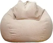 Sofa Cover with Storage Pocket – Washable Bean Bag Chair Cover | Portable & Thickened Slipcover, Easy to Move, Durable Furniture Protector for Living Room, Playroom & Lounge Seating