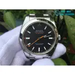 RОLЕX 型號116400 綠玻璃 錶徑40MM 動力3131 2009/JULY 台灣AD