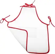 HORIALENCE Chef Apron Bib for Cooking and Crafting Design for Preschoolers Easy to Clean for Ages with Trim