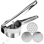 Potato Ricer Masher Heavy Duty Stainless Steel Press Q4W3 Mashed Potatoes D9F5